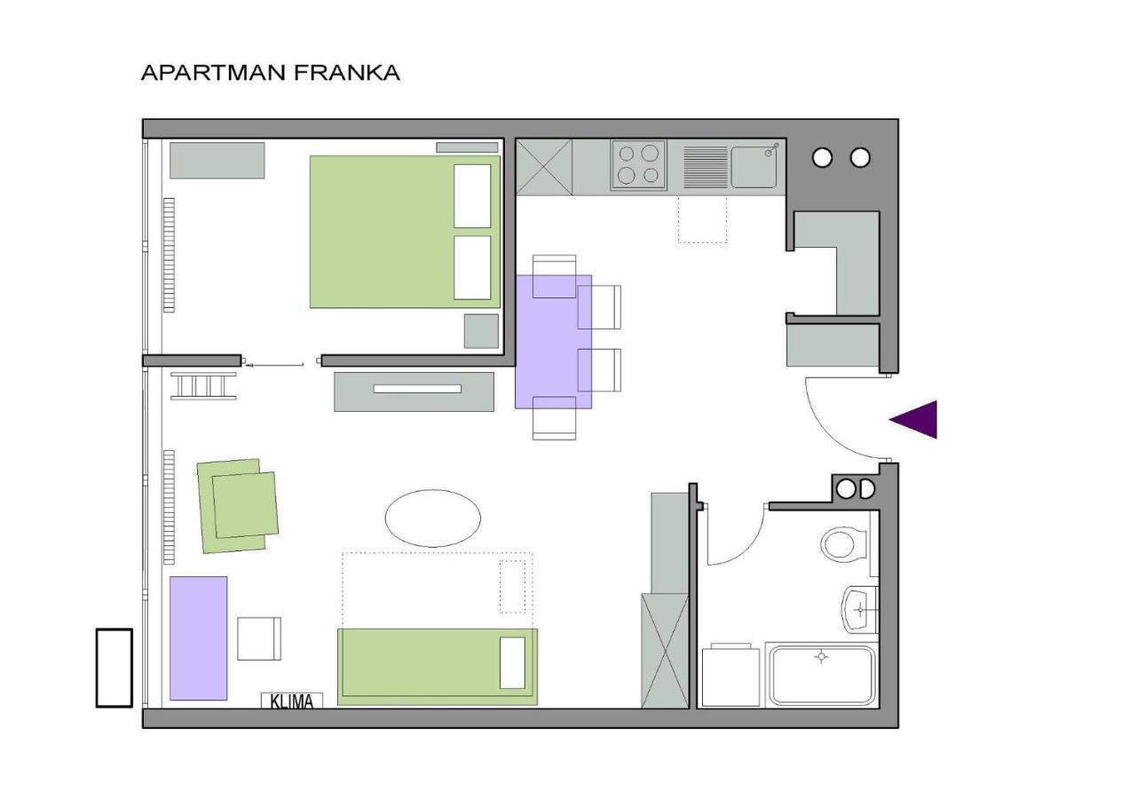 New - Frendly Luxury Apartment Franka Zagreb Exterior foto